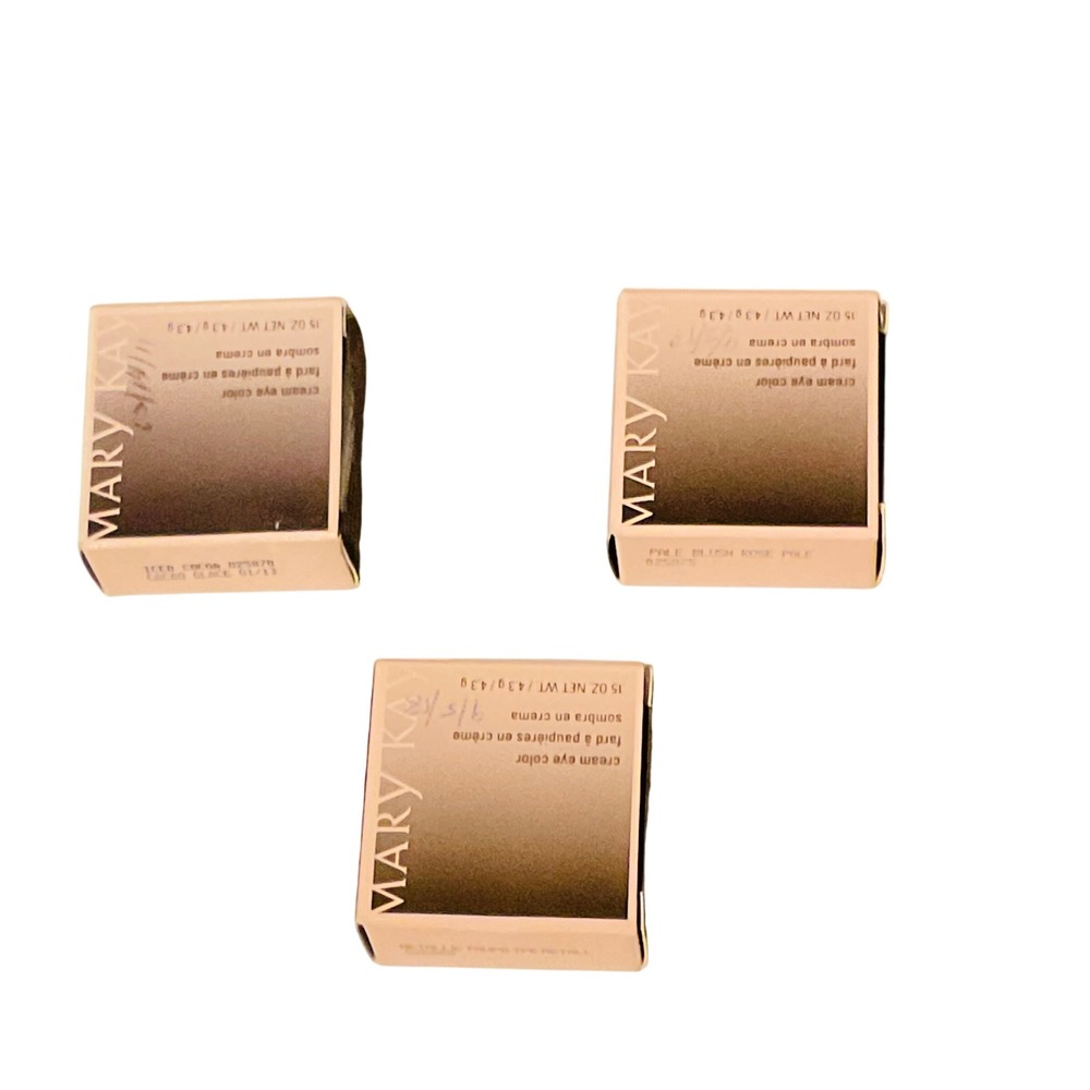 Mary Kay cream eye color cocoa 025870 Blush Rose 025875 metallic taupe 025869